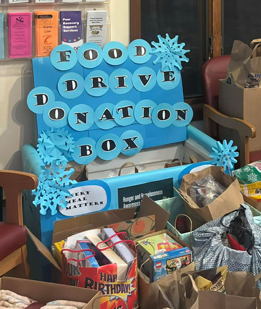 food donation box
